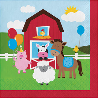 Farmhouse Fun Luncheon Napkins-18 Count/2 Ply