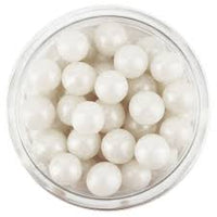 White Sugar Pearl Dragees 6mm