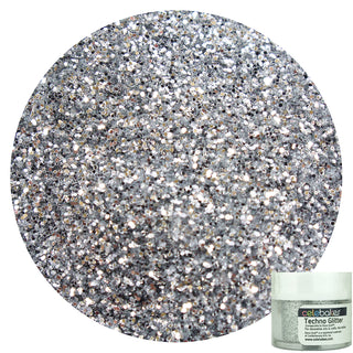 Techno Glitter American Silver