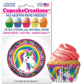 Unicorn Baking Cups 32 Ct