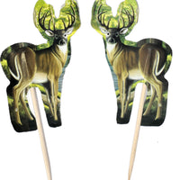 Deer Hunting Cake Party Picks