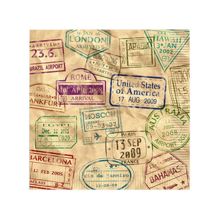 Around The World - Luncheon Napkins / 16 Count/2 Ply