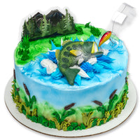 Bass Fishing Cake Topper Kit