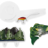 Bass Fishing Cake Topper Kit