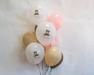 Pink We Can Bearly Wait Latex Balloon Bouquet