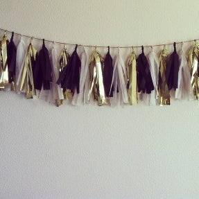 Tassel Garland/ Available in 3 Colors/9 feet