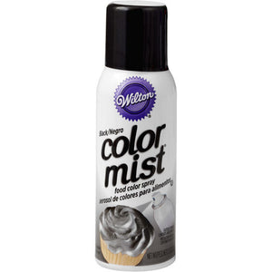 Color Mist Black Edible Spray