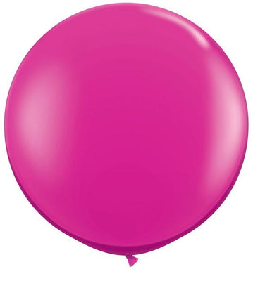 Bright Pink Large Round Balloons