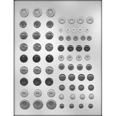 Small Button Assortment Chocolate Mold