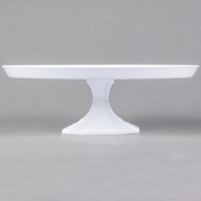 Plastic White 11.75 Cake Stand