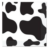 Cow Print Napkins/16 Count/2 Ply - Luncheon Size