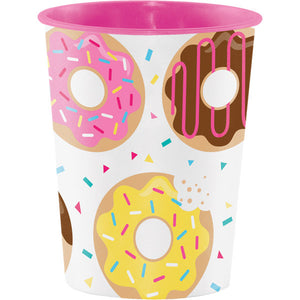 Fun Donut Party Plastic Treat Cup