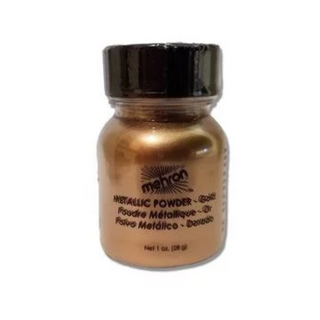 Mehron Gold Metallic Body Powder/ 1 oz.