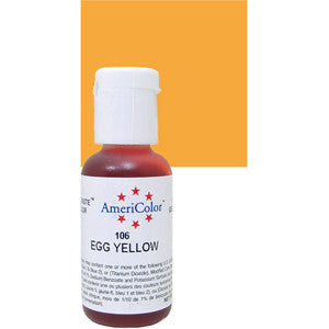 AmeriColor Egg Yellow Gel Paste 0.75oz