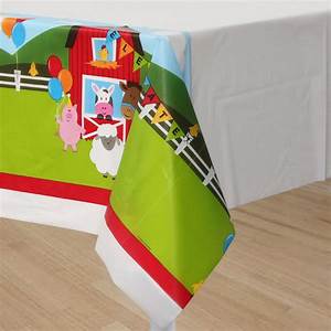 Farm House Fun Table Cover / 54 x 108"