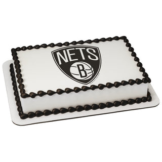 Brooklyn Nets Edible Image Cake Topper