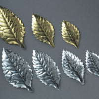 Small Gold/ Silver Anniversary Foil Rose Leaves 144 ct pack