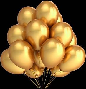 Chrome 11" Latex Balloons - Gold / 10 pack