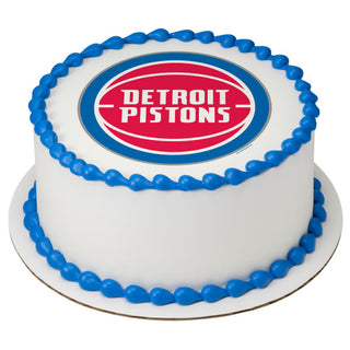 Detroit Pistons Edible Image Cake Topper