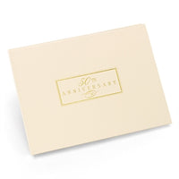Ivory & Gold 50th Anniversary Guest Book
