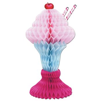Ice Cream Sundae - Tissue Decoration