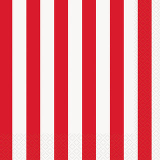 Circus Party Striped Napkins