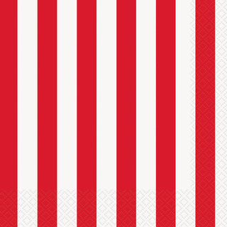 Circus Party Striped Napkins