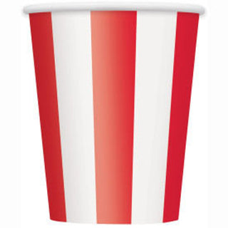 Circus Party Striped Cups