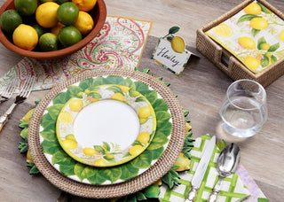 Large Lemon Party Plates