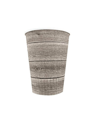 Rustic Wood Cups