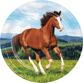 Horse Party Dinner Plates