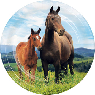 Horse Party Dessert Plates