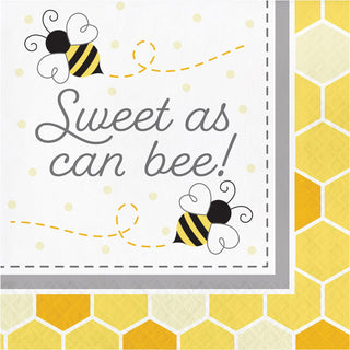 Bumble Bee Baby Lunch Napkins