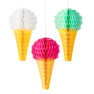 Ice Cream Cone Hanging Decoration