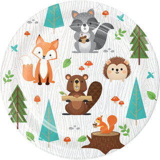 Woodland Party Dessert Plates
