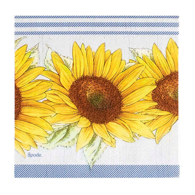 Sunflower Party Beverage Napkins