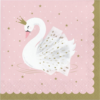 Swan Party Large Napkins