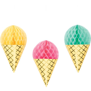 Honeycomb Ice Cream Decor