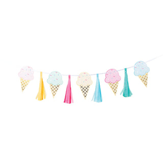 Ice Cream Tassel banner