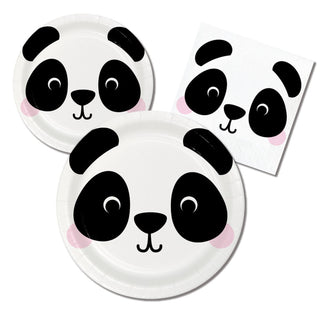 Panda Face Luncheon Napkins