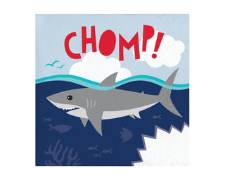 Shark Party Beverage Napkins