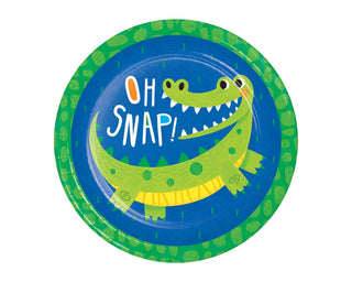 Alligator Party Dinner Plates