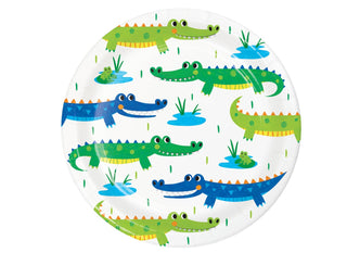 Alligator Party Dessert Plates