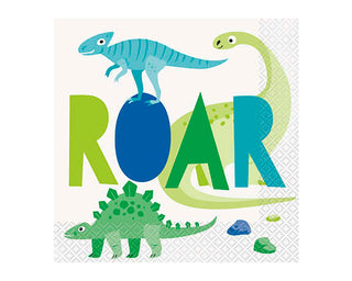 Dinosaur ROAR Lunch Napkins