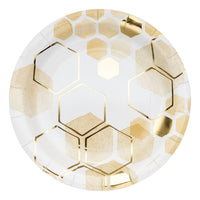 Honeycomb Bee Large Plate