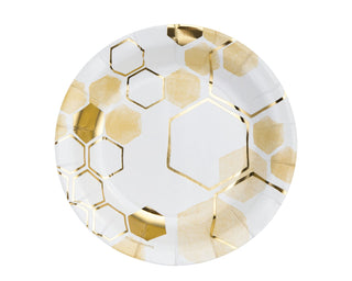 Honeycomb Bee Dessert Plate