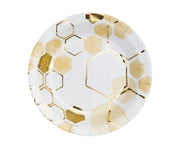 Honeycomb Bee Dessert Plate