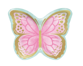 Butterfly Shimmer Butterfly Shaped Plates