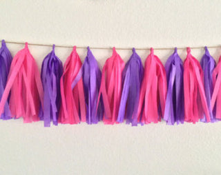 Tassel Garland/ Available in 3 Colors/9 feet