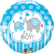 Blue Elephant Baby Balloon